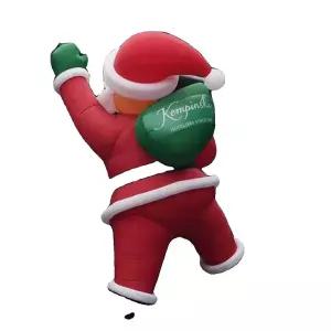 대형산타 벽 건물 풍선 그린 산타 크리스마스 풍선인형 대형
