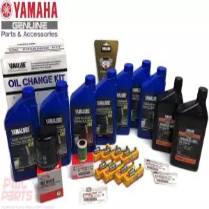 야마하 OEM F300 F350 V8 5.3L 2008+ 오일 체인지 10W30 FC 4M 하부 유닛 HD 기어 루브 배수 충전 개스킷