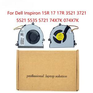 dell호환 piron호환 15R 17 3521 5535 74X7K DFS470805CL0T 용 교체 노트북 CPU 냉각 팬