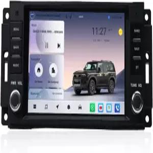 지프 랭글러 2007-2018용 7인치 QLED 카 스테레오 헤드 유닛 크라이슬러 닷지 램 1500 무선