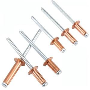 돔헤드 구리 블라인드 팝 리벳  스틸 및 샤프호환트 풀 네일  오픈 타입 라운드 GB12618.520  M2.4 ~ M4.8