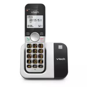 VTech 대형 디스플레이 및 큰 버튼 무선 전화기 발신자 ID/통화 대기 지원 DECT 6.0 양방향 스피커폰 ECO