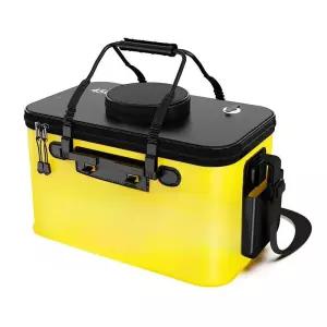 대형 삐꾸통 접이식 물고기가방 60cm 낚시 활어통 블랙 폴딩 보관함 휴대용