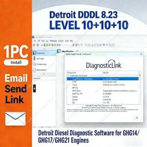 2026년 히트 상품 DDDL 8.23 포 디트로이트 디젤 진단 소프트웨어 (GHG14  CPC4  CPC5 엔진용) 향상된 ECM
