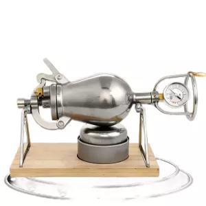 미니 뻥튀기기계 풀세트 가정용 크랭크 소형 간식제조 만들기 스테인리스 팝콘기계 옥수수