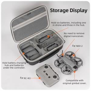 카메라 렌즈 보관함 제습함DJI NEO 2 스무스 플라이트 드론 액세서리용 보관 가방 충격 휴대