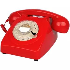 레트로전화기 수화기 복고 감성 올드 7컬러 아날로그 카페 클래식 구식 다이얼 장식품 옛날