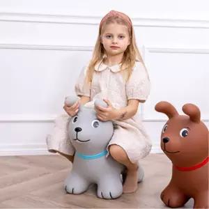 점핑 승용 놀이기구 장난감 유아 그레이 6세짐볼 타는