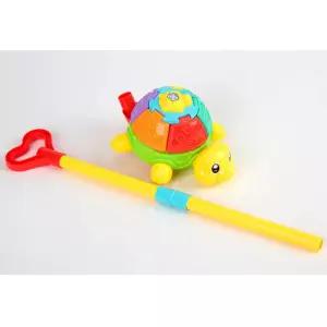 걸음마보조기 거북이 소리나는 장난감 애기 끌차 영아