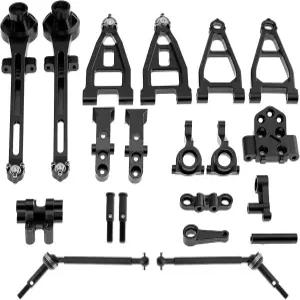 Lifehead BBX (BB-01) TAMIYA 1/10 58719용 키트 메탈 풀 세트 서스펜션 암 스티어링 블록 충격 흡수기