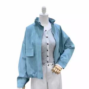 [하프클럽/에잇컨셉]시그널 봄 레더 컬러 점퍼 C26C1FJP011