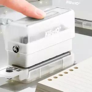 [문구] 6공 펀칭기 서류 정리 제본 종이펀치 다이어리 꾸미기 제본 휴대용 미니 다꾸 펀치