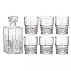 술병 보르미올리 위스키 디캔터 유리잔 7종 세트 750ml
