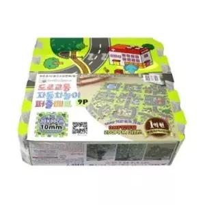 육아 IS-M 도로교통 자동차놀이 퍼즐매트 -T 9P