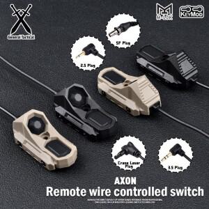 서바이벌 AXON 압력 원격 스위치 듀얼 기능 에어소프트 20mm 레일 MLOK 키모드 SF M600 시리즈 사냥 손전등