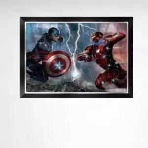 1000피스 마블 깨져버린우정 직소퍼즐 액자세트