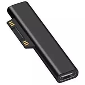 Surface Pro 3/4/5/6 GO 노트북 북 1/2과 호환되는 BOLS Type-c 여성용 Microsoft Magnetic PD65W 15V/3A