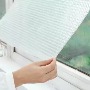 방풍 벽지 침실 접착 투명 인테리어 겨울 따뜻한 4MM버블랩+ 창 시트지 창문