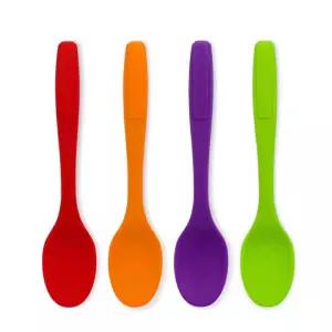 실리콘수저 아기 어린이 숟가락 유아용 tof2+9QHn
