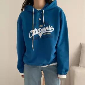 [유야]여성 1781 레터링 면 후드티 박스티 -FTS1085- 봄 가을