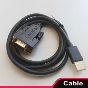 RS232-DB 9핀 남성 케이블 어댑터 FT232 칩 변환기는 Win 7 8 10 시스템을 지원하며 PLC를 지원