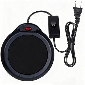 다이란의 캔들 워머 왁스 멜터, 캔들 병용 워머 플레이트, 왁스 큐브 멜터, 워머 플레이트, 전기 커피 머그 워머, 차 또는 다양한 음료 워머, 가정용, 사무실 책상용(블랙)