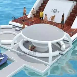 이동식 수영장 바다 풀장 대형 간이 야외 물놀이 펜션 에어 가드 부유식 실외