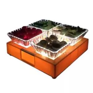 LED 안주접시 와인바 파티 플레이트 노래방 접시 업소용 안주 클럽 과일 바