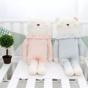 오가닉인형 오가닉고양이인형 70cm (블루)