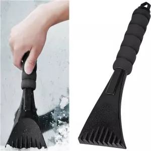 자동차 앞유리용 딘 얼음 스크레이퍼 폼 핸들이 있는 스크래치 프리 윈드실드 눈 제거 도구 SUV 트럭용