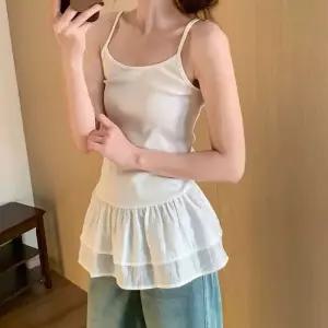 [라일리여성의류] Rly 로맨틱 프릴핏 얇고 가벼운 레이어드 이너 나시티