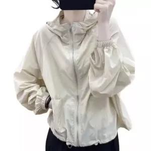 [라일리여성의류] Rly 후드 바람막이 봄 여름 비치는 경량 점퍼