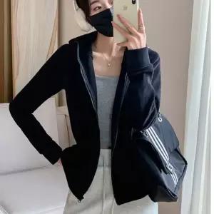 [라일리여성의류] Rly 플리스 여성 라인 후드집업 집업 봄 자켓