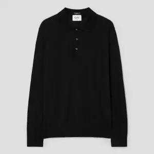 [롯데백화점]갤럭시라이프스타일 2026 S/S*사은양말증정* [LIMITED] 실크 블렌디드 폴로 스웨터 - 블랙 GC6