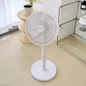 포트리 에어 써큘레이터 스탠드 선풍기 기계식 밀크화이트