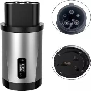 디지털 디스플레이가 장착된 HSOKEW J1772 V2L 어댑터 현대 오닉 5 기아 EV6 NIRO EV 제네시스 GV60 GV70