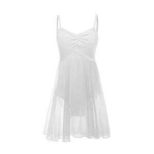 여아호환용 댄스 레오타드  캐미솔 코스튬 바디 슈트 체조 호환용 발레 원피스  민소매 댄스웨어