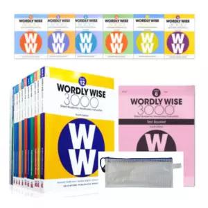 당일배송 PVC 파우치 필통 +워들리와이즈 3000 K-12 레벨 35권 Wordly wise 3000 영어원서 음원 제공