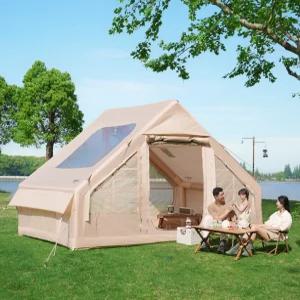 장박 에어 텐트 오토 쉘터 겨울장박 아웃도어 동계 캐노피 펌프 면 채광