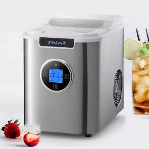 신일 제빙기 SIM-R14HM 2.2L 얼음100개저장 자동셀프클린 대 중 소 얼음 사이즈 소형 미니 제빙기