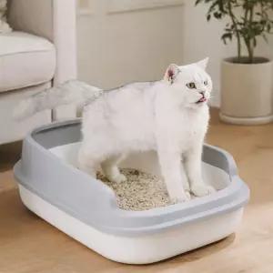 고양이 화장실 깊은형 넓은 바닥 설계배변 개방 애묘 애완묘 반려묘 용품