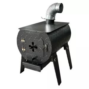 가스통난로 마당화로 드럼통화목난로 농촌 드럼통