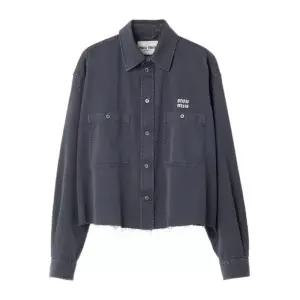 그레이 워시드 데님 셔츠 GWC135SOOO17AE F0170