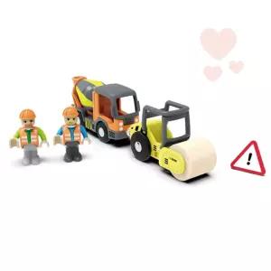 [미카포트] 수동중장비기차 레미콘장난감 움직이는기차