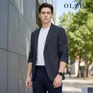 [올젠] 시어서커 배색 썸머 자켓 (ZPE2KG1802)