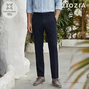 [지오지아] 테이퍼드핏 다크네이비 데일리 팬츠 S (AAE2PP1602_DNV)