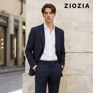 [지오지아] 투톤 멜란지그레이 정장자켓 (ABE2SB1203_MNV)