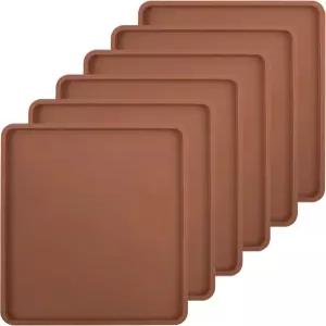 코소리 CP267-FD와 호환되는 6팩 실리콘 탈수기 트레이 가장자리가 있는 논스틱 드라이 시트 육포 과일