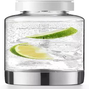 모콤 소다 메이커 병 재사용 가능한 탄산수 1L BPA 프리 페트 탄산염 교체용 호환 제조기