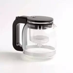 현이몰 유리티팟 손잡이 거름망 티포트 주전자 800ml 티팟 티팟세트 차포트 유리주전자 티워머 유리다관